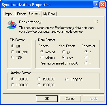 PocketMoney ActiveSync Plugin